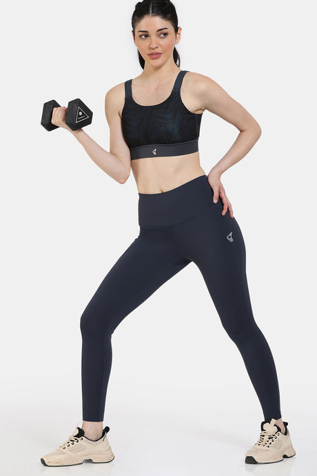 Zelocity Quick Dry Sports Bra With Removable Padding - Dark Slate — image 4